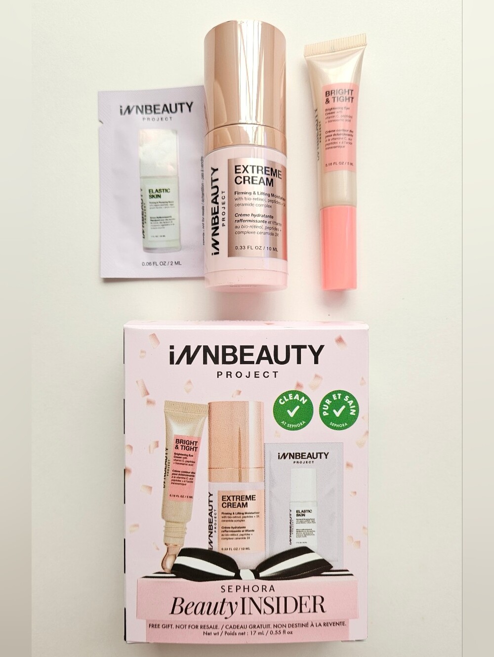 NWTx3 iNNBEAUTY Project Eye Cream Extreme Cream Firming Moisturizer Skincare Set